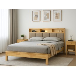 Queen Wooden Bed